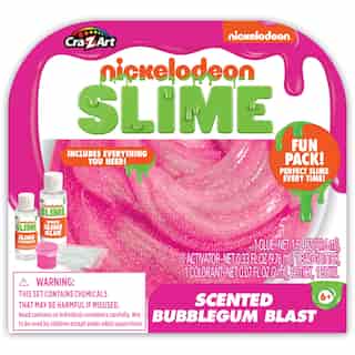 Nickelodeon Slime Scented Bubble Gum Blast Single Serve Slime Ki