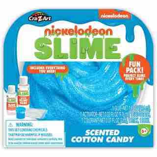 Nickelodeon Slime Scented Cotton Candy Single Serve Slime Kit