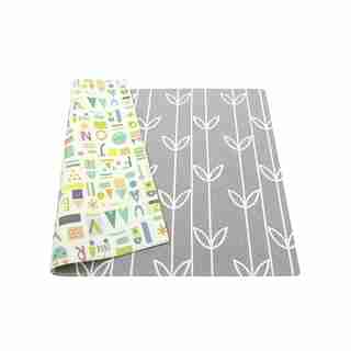 Baby Care™ Playmat Sea Petals Grey Medium