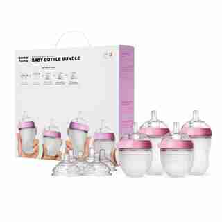 Comotomo Baby Bottle Bundle Pink