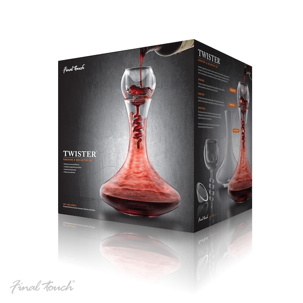 Twister Glass Aerator & Decanter Set