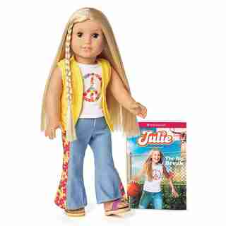 American Girl Julie Doll and Book
