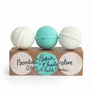 Bombes de bain à l'huile d'olive