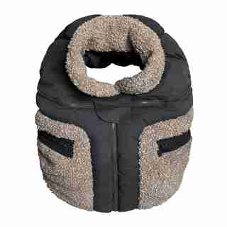 COCOON - BLACK & OATMEAL TEDDY