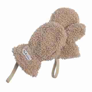 MITTENS OATMEAL TEDDY