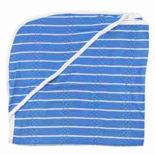 House of Jude Hooded Baby Turkish Towel Blue Moon