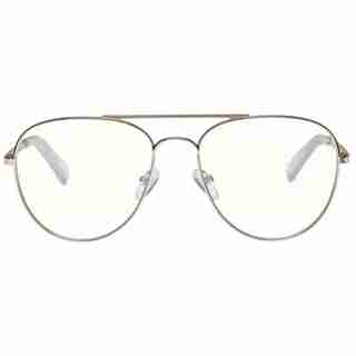 Hard crimes Bluelight Glasses, Gold