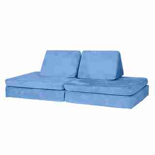 Huddle - Powder Blue, Modular Foam Couch