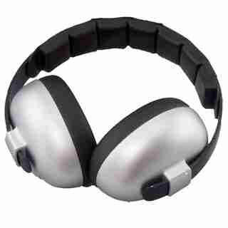 BANZ Earmuffs Infant Hearing Protection – Ages 0-2 Years - Silver