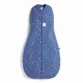 ergoPouch Organic Cotton Swaddle Sleep Sack 0.2 TOG - Night Sky Baby Size 6-12 months