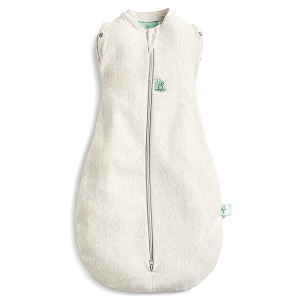 ergoPouch Organic Cotton & Bamboo Swaddle Sleep Sack 1.0 TOG Grey