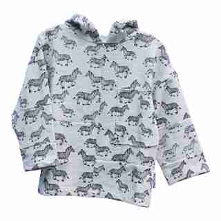 Trailblazer Hoodie Zebra, 2-3 Years