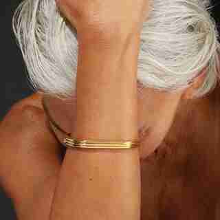 Toni Ribbed Bangle