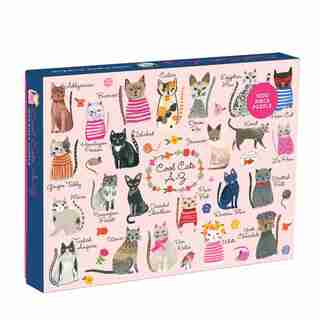 Mudpuppy Cool Cats A-Z 1000 Piece Puzzle