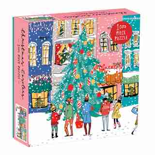 Christmas Carolers by Louise Cunningham , 1000 pc puzzle