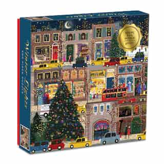 Galison Winter Lights, 500 Piece Puzzle
