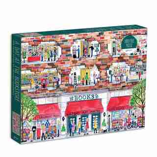 A Day at the Bookstore by Michael Storrings, 1000 piece puzzle