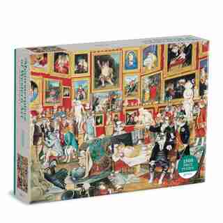 Tribuna of the Uffizi, Meowsterpiece of Western Art PUZZLE 1500 pc