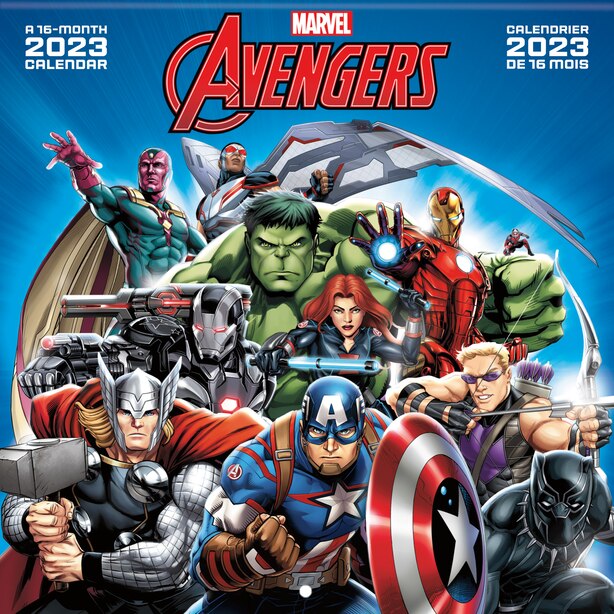 Marvel Avengers 2023 Wall Calendar (Bilingual) by DateWorks Gifts
