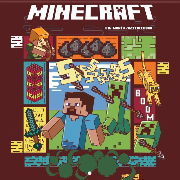 Minecraft 2023 Wall Calendar by DateWorks Gifts www chapters
