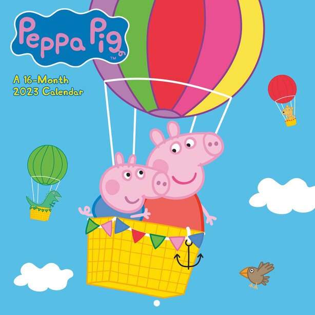 Peppa Pig Calendrier Mural 2023 de DateWorks Articlescadeau www
