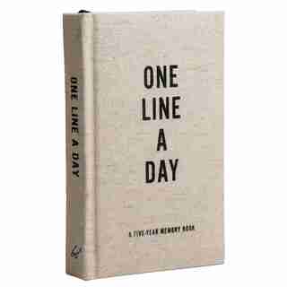 Journal (5-Year Memory Book) - Canvas by One Line A Day