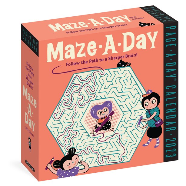 2023 MazeADay PageADay Calendar by Workman Calendars Gifts www