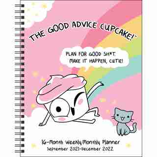 September 2021 - December 2022 Weekly Good Advice Cupcake Planner