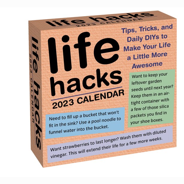 Life Hacks 2023 DaytoDay Calendar by Andrews McMeel Publishing