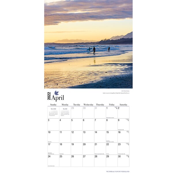 2022 Victoria Vancouver Island Wall Calendar By Wyman Gifts Www Chapters Indigo Ca