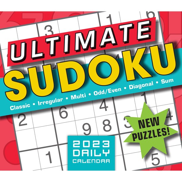 2023 Ultimate Sudoku Boxed Daily Calendar By Sellers Publishing Inc 