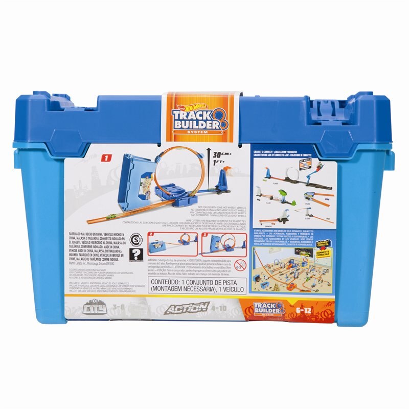 hot wheels track builder looping challenge