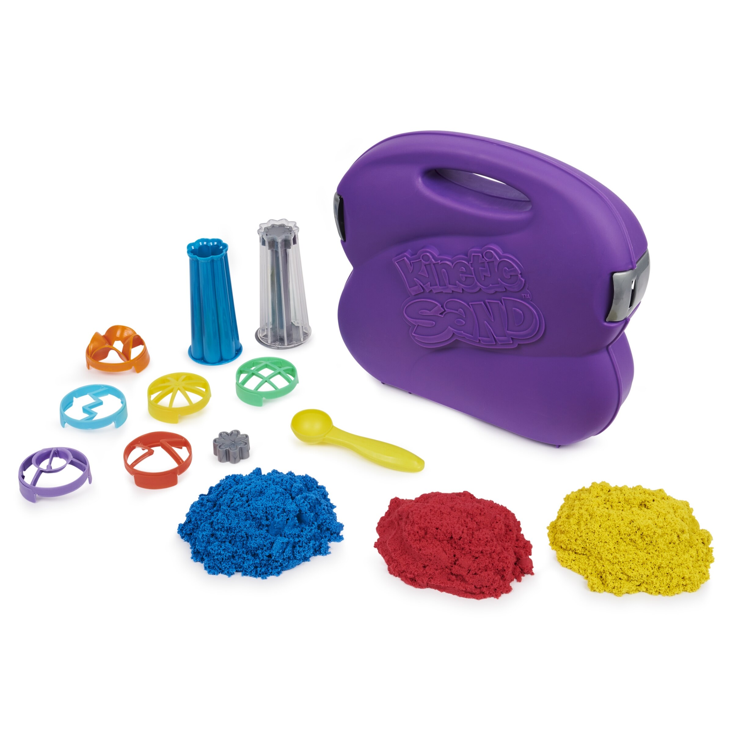 kinetic sand with tools