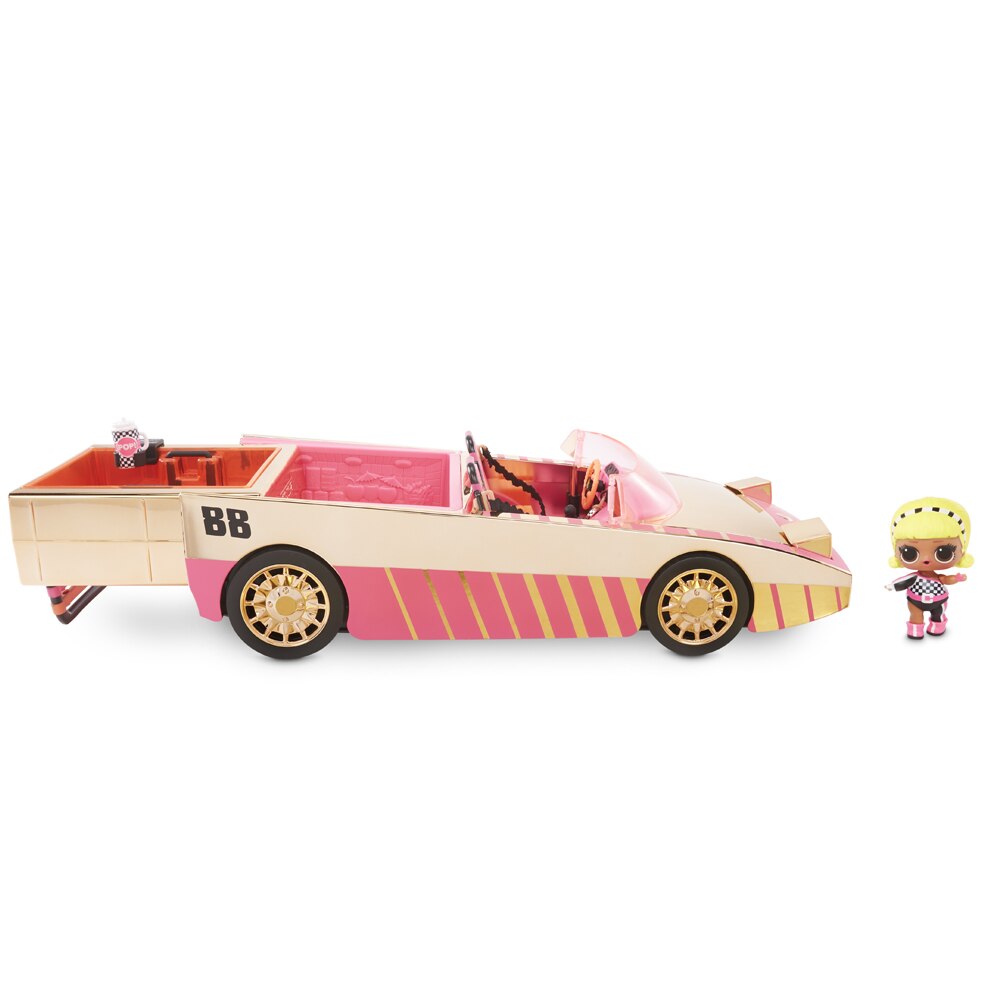 lol omg doll car