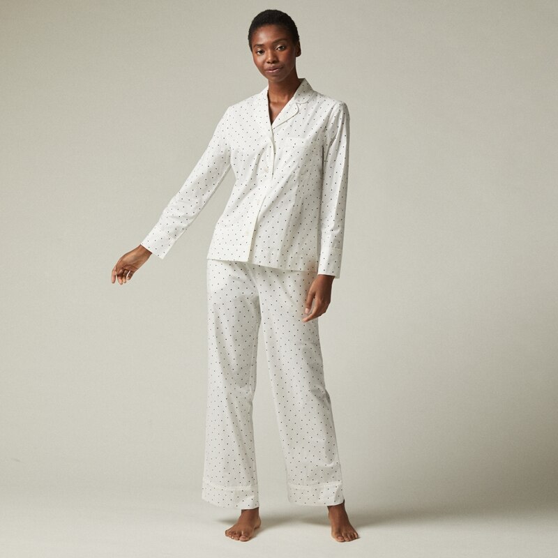 white pj set