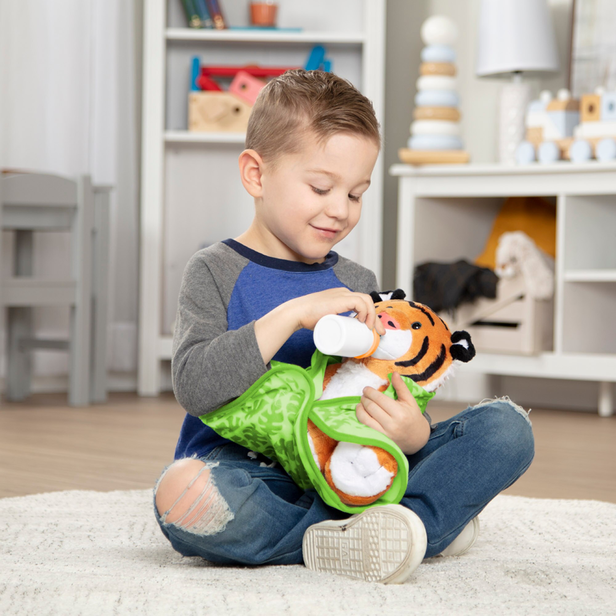 melissa and doug tiger plush