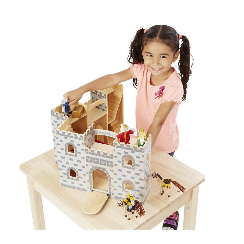 wooden castle dollhouse