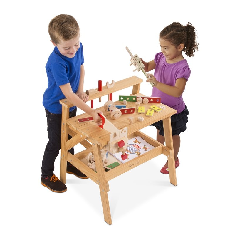 melissa and doug wooden project workbench
