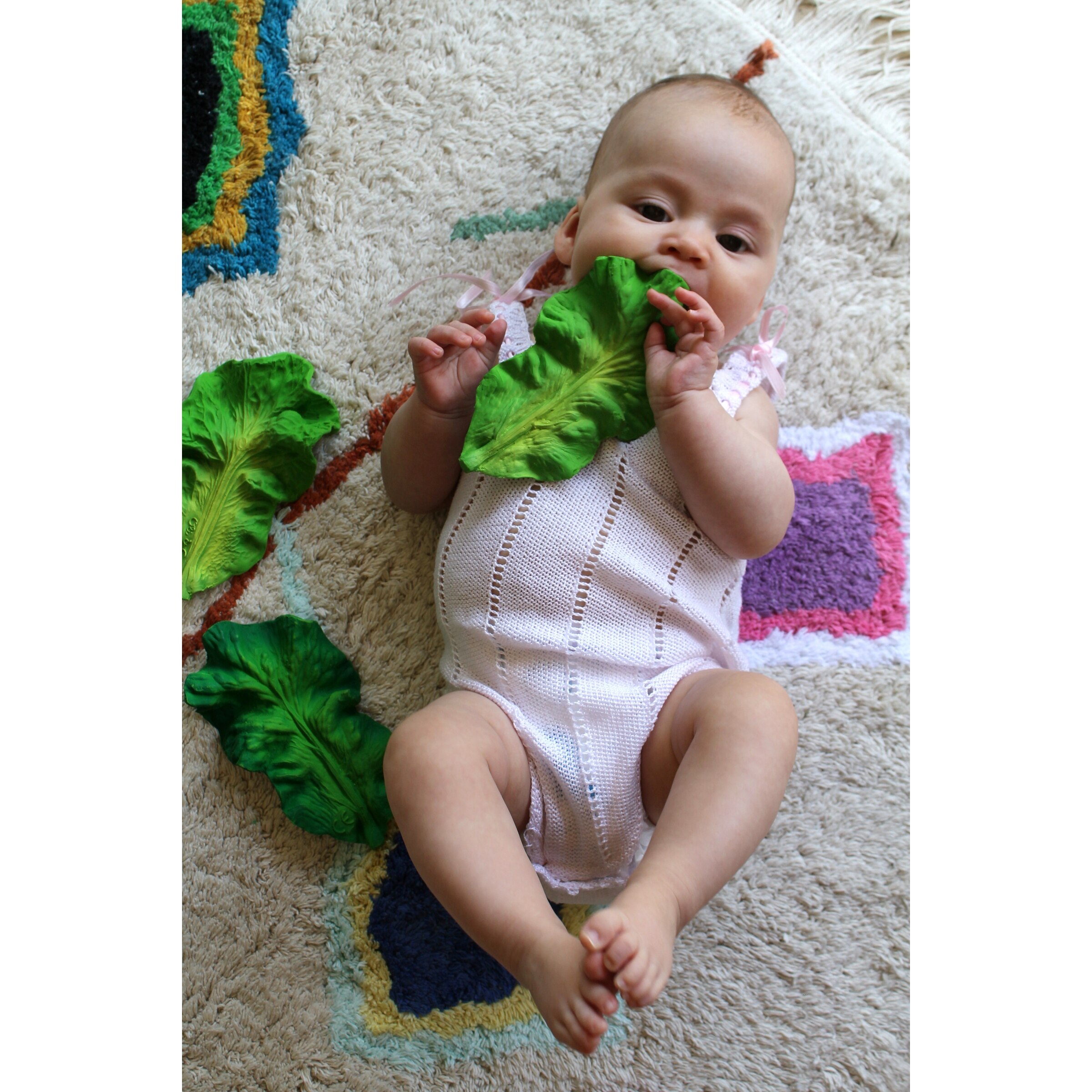 kale baby teether