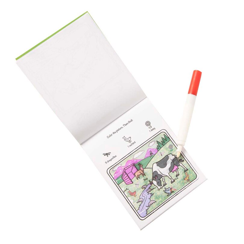 On The Go Colorblast Animals Invisible Ink Colorreveal Travel Activity Pad image number 3