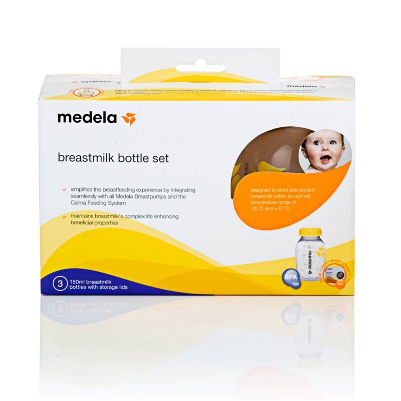 Medela Breast Milk Bottle 150 Ml 3-Pack image number 2