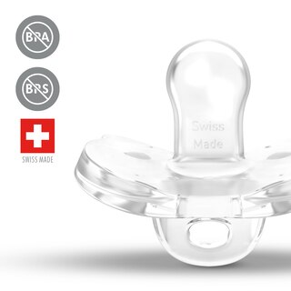Medela Soft Silicone Pacifier 0-6 Months - Blue & Transparent, 2Ct image number 3