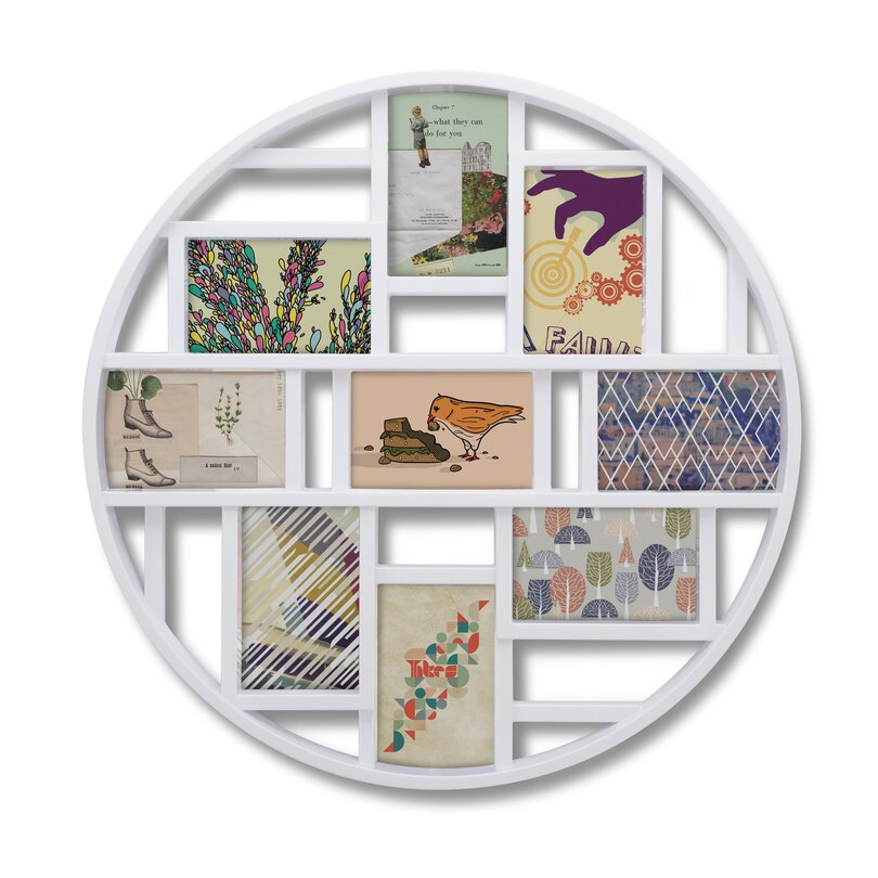 Luna Wall Picture Frame, White image number 3
