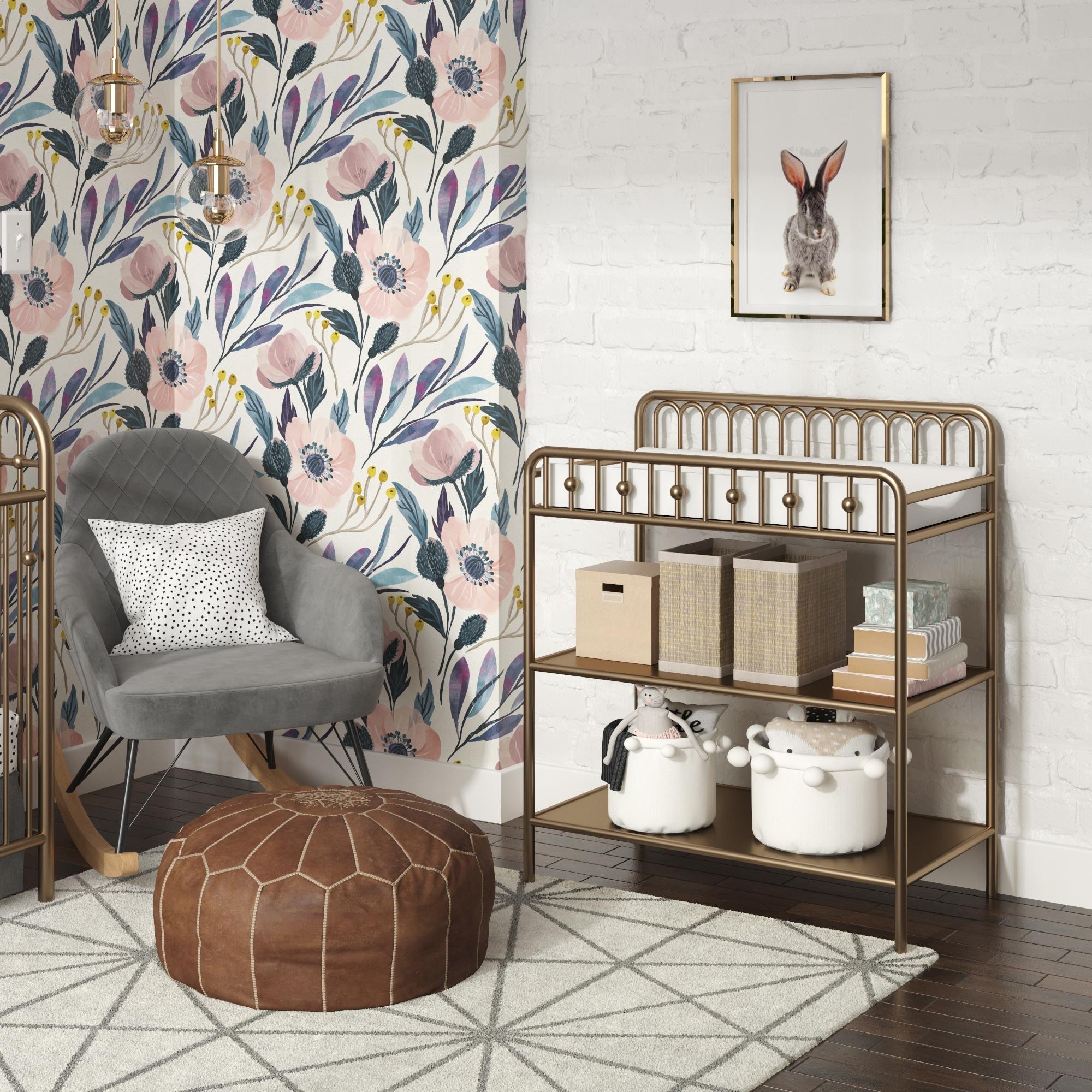 Gold changing table on sale