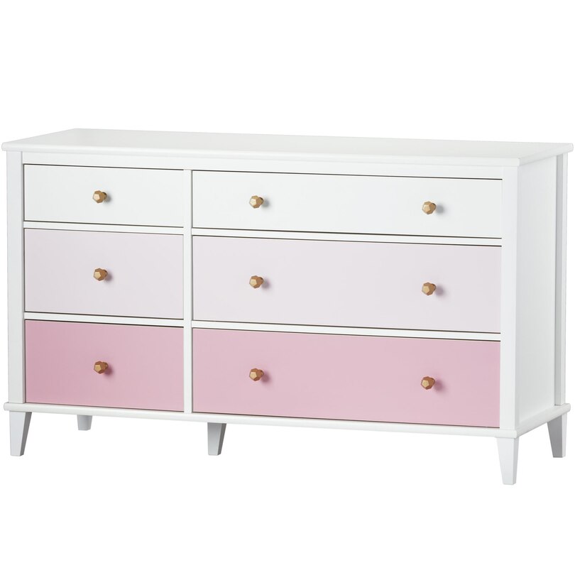 Monarch Hill Poppy White 6 Drawer Dresser