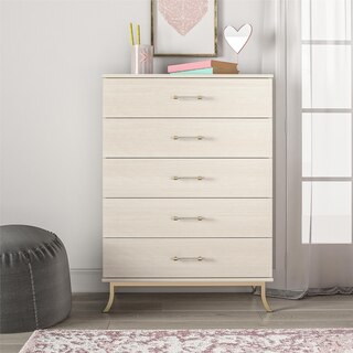 Monarch Hill Clementine White 5 Drawer Dresser image number 4