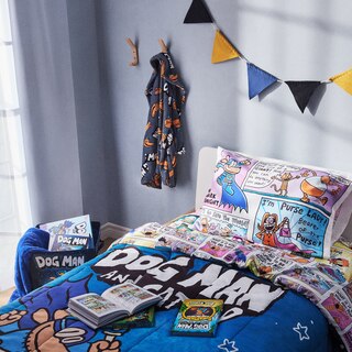 Dog Man Supa Buddies Twin Comforter image number 2