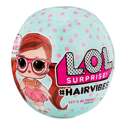 L.O.L. Surprise #Hairvibes Dolls With 15 Surprises And Mix & Match Hair Pieces