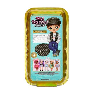 Na Na Surprise 2-in-1 Fashion Doll and Metallic Purse Glam Series - Maxwell Dane image number 4