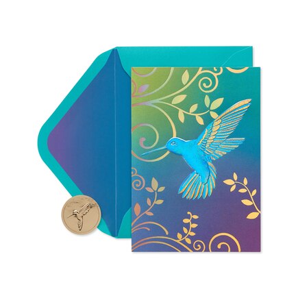 Blank Cards With Envelopes, Hummingbird (12-Count)